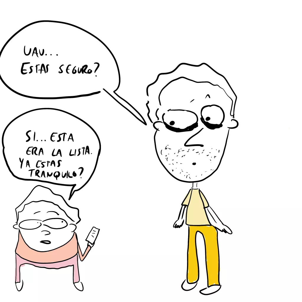 la lista